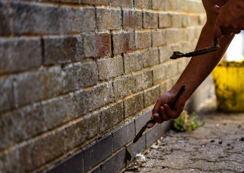 Repointing Work Being Done